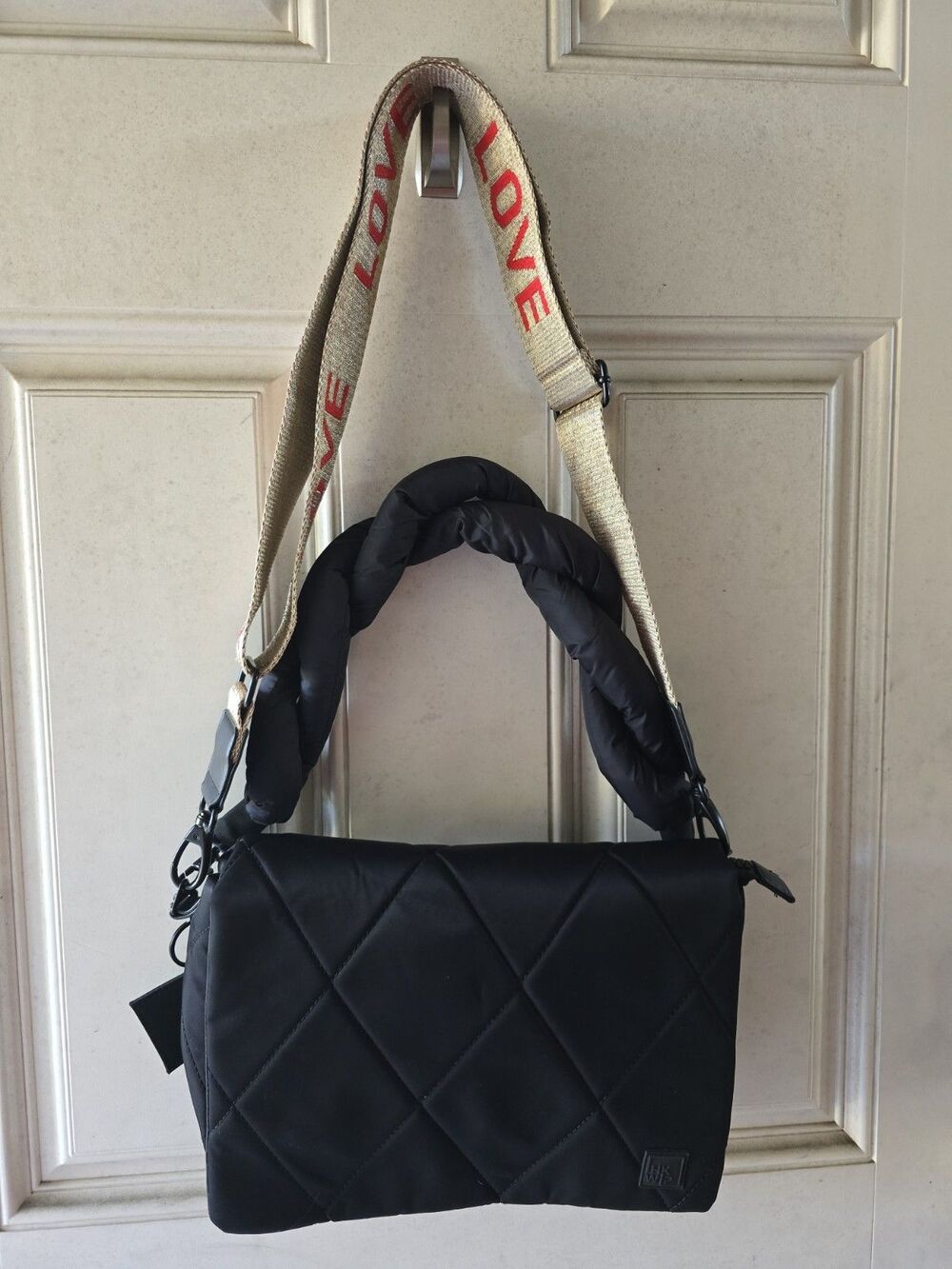 IHKWIP x Shawn Killinger Shoulder Bag w/Two Straps Black & Love